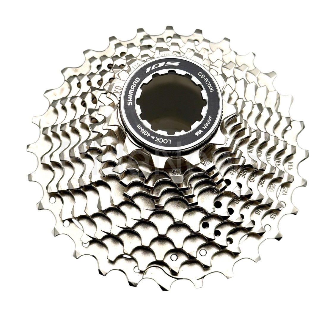 Shimano 105 CS-R7000 Cassette – 11 Speed, 11-28t, Silver ICSR700011128