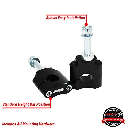 Outlaw Racing 12074 Bar Handlebar Mounts Riser Clamp 7/8″ Compatible with