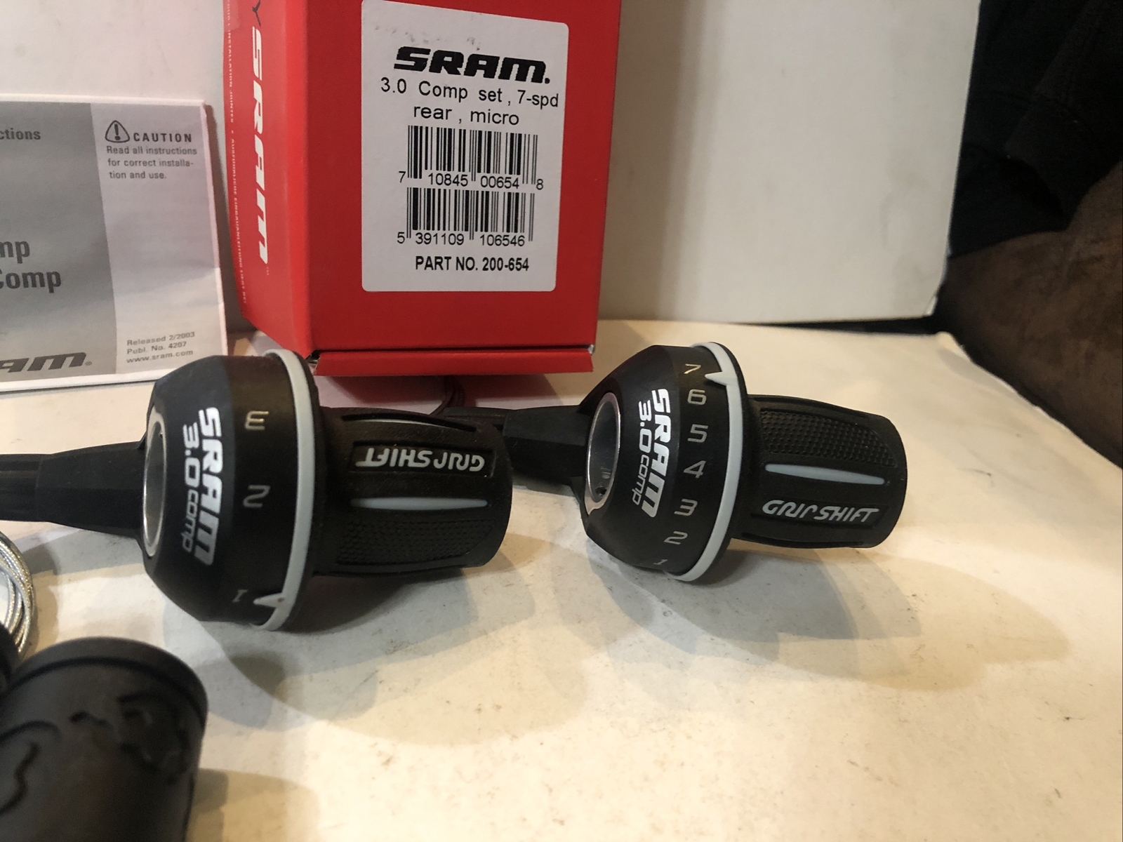 SRAM COMP 3.0 7 Speed Rear SHIFTER SET