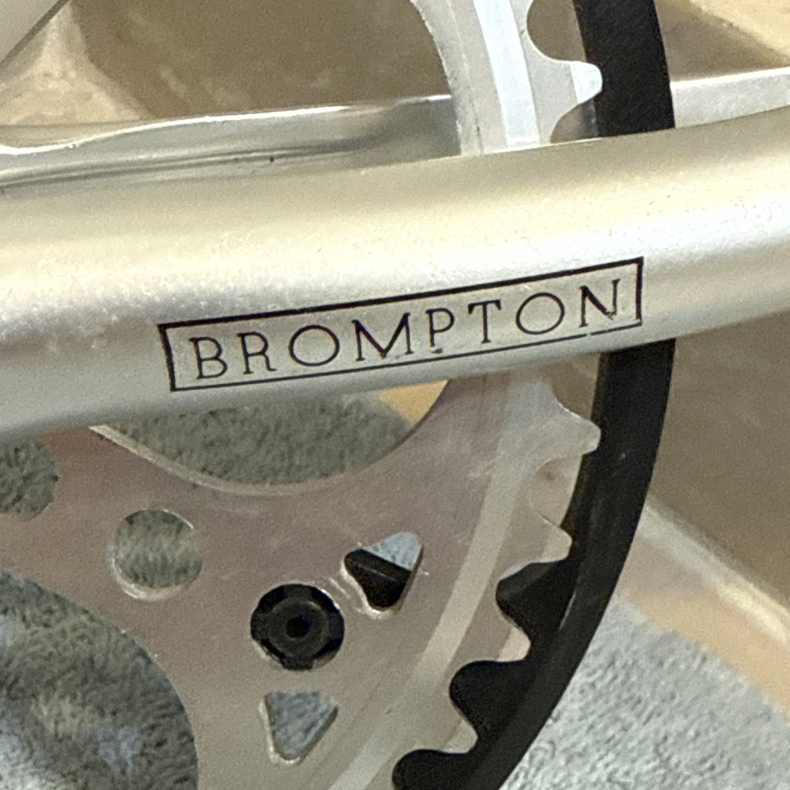 Brompton Crankset with 50T Chain ring with 170mm arms for JIS square taper BB