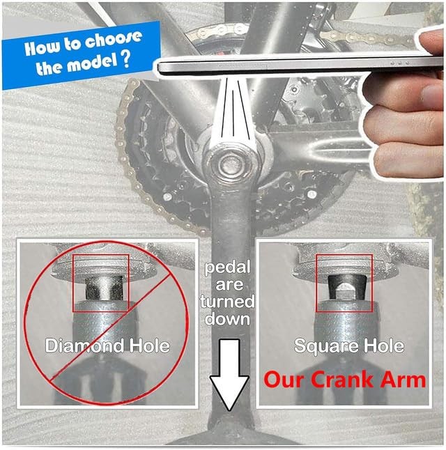 Ebike Crank Arm Available in Square Hole,140MM/152MM/160MM/165MM/170MM/175MM
