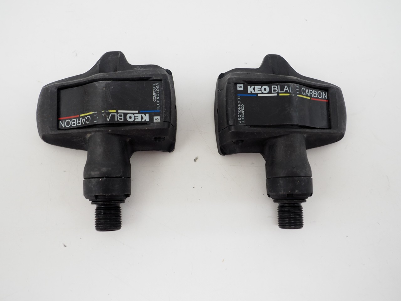 LOOK Keo Blade Carbon 8 Clipless Road Bike Pedals w/o Cleats 230g Good Condition