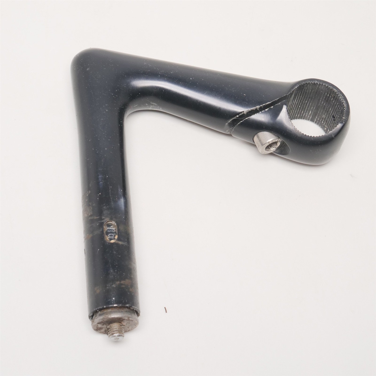 Cinelli XA Stem Quill 1″ 110mm 26.0 22.2 Black Aluminum Threaded Vintage