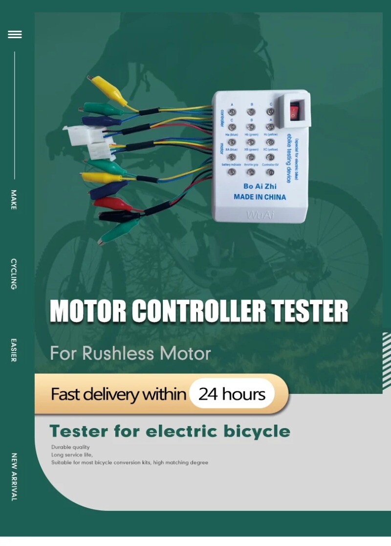 24V 36V 48V 60V 72V Electric Car Bicycle Brushless Motor Controller Tester