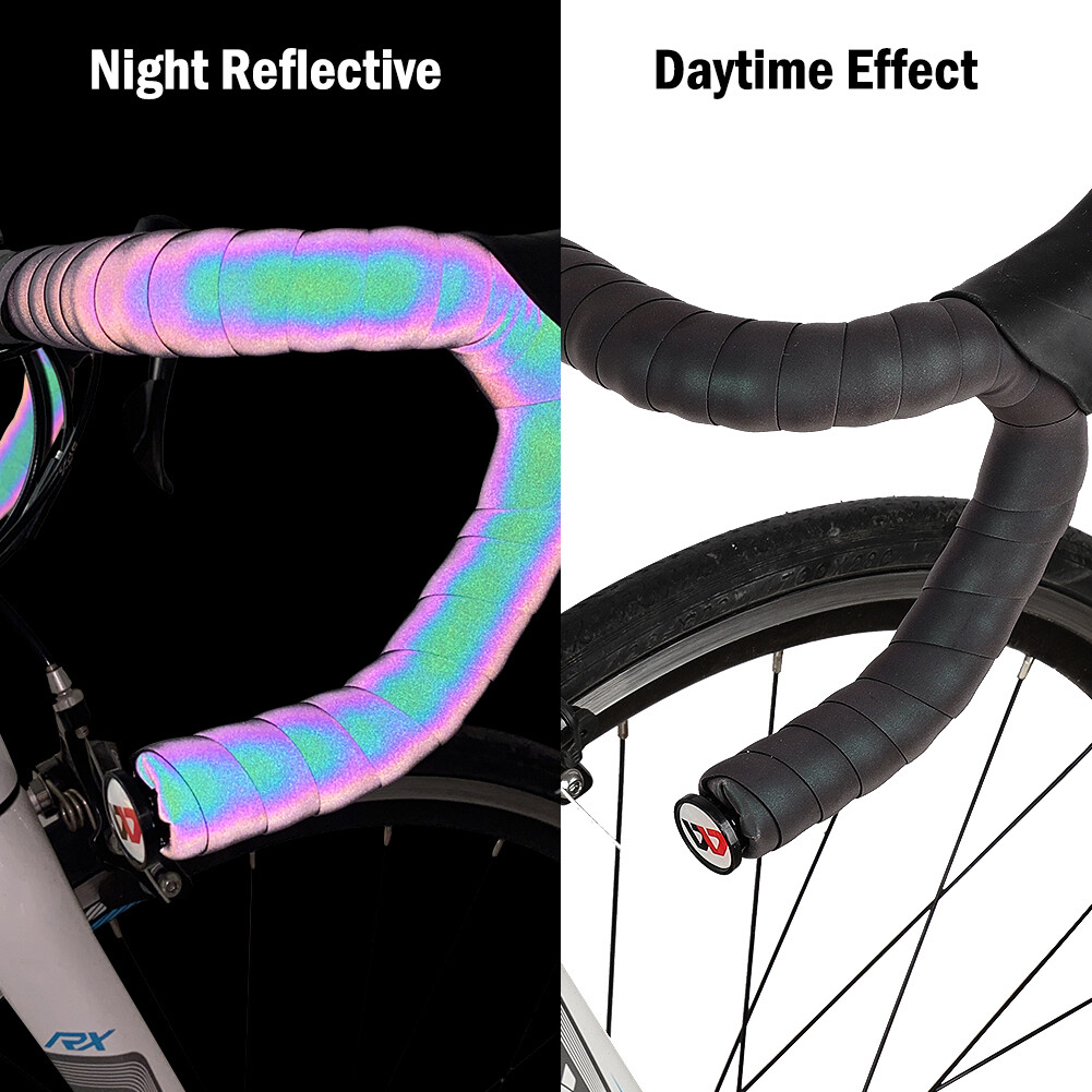 WEST BIKING Reflective Road Bike Bicycle Handlebar Tape Cycling Bar Tape a Pair