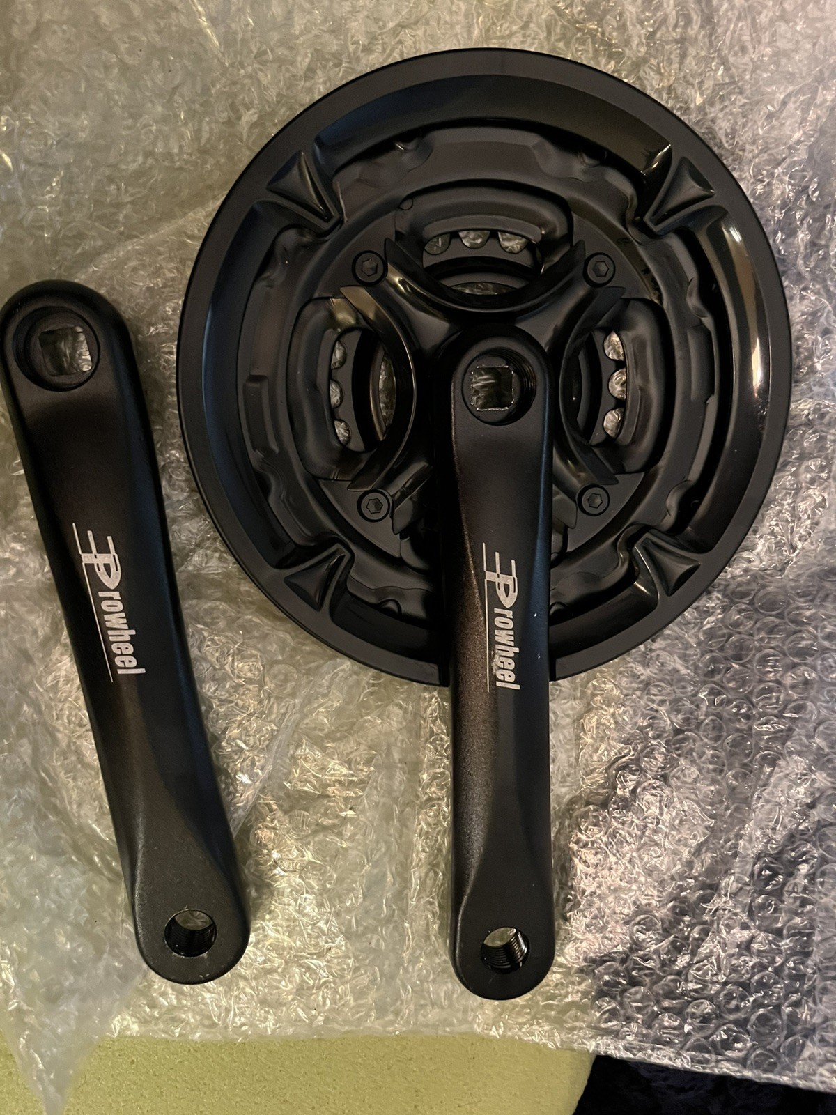 Prowheel Bike Crankset 22/32/44T 9 speed or 7/8/9 spd or 24T/32T/42T for 10 spd