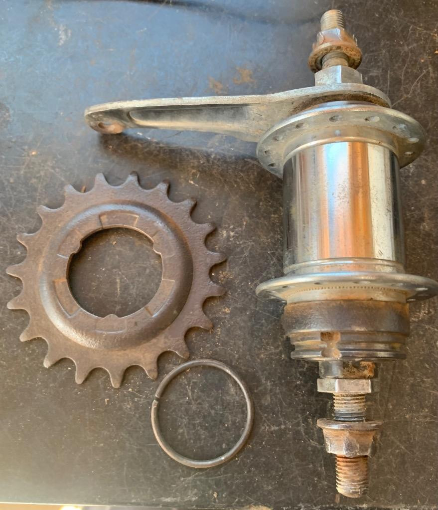 Vintage Old School BMX Bike Shimano CB-E110 28 Hole Coaster Brake Rear Hub 19th