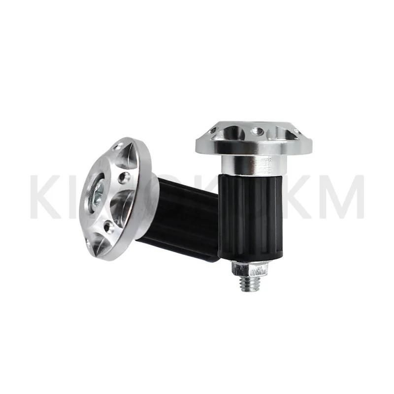2PCS CNC Motorcycle Handlebar End Plugs Aluminum Grip Caps Universal