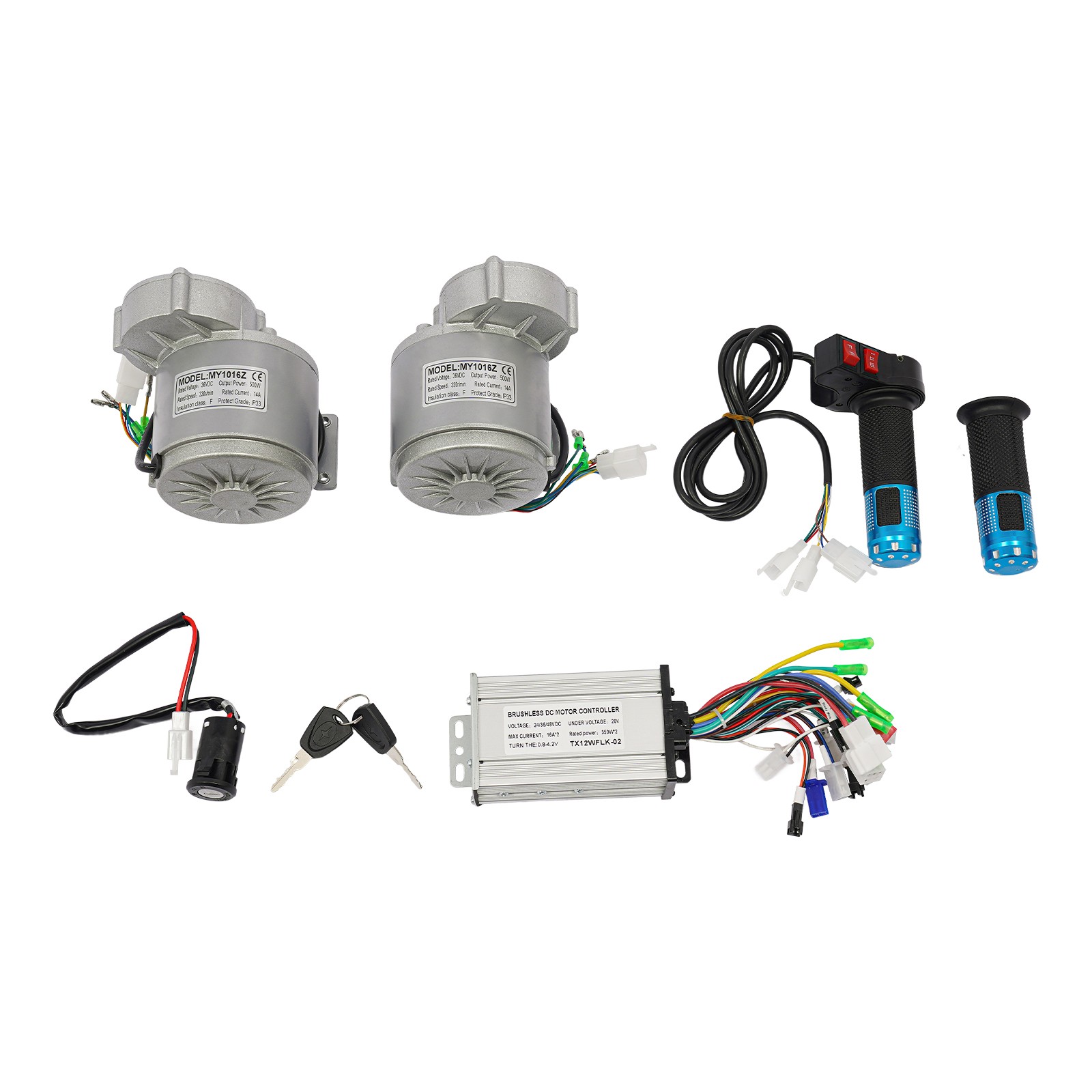 500W ﻿Electric Conversion Kit Electric Motor Controller With Reverse Throttle