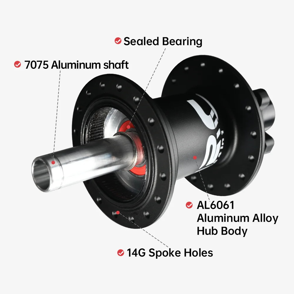 180 Clicks Bicycle Hub 32Holes 6 Bolts Disc Brake for HG XD MS Mountain Bike Hub