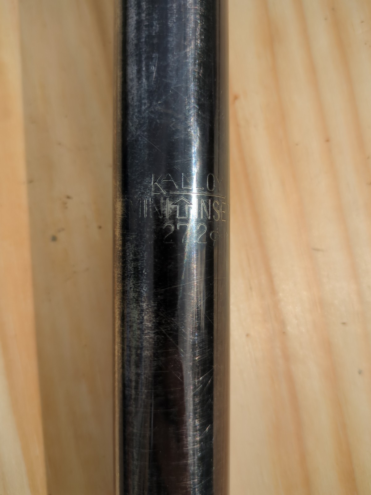 Used KALLOY Bike Bicycle Alloy Seat Post 27.2mm Black