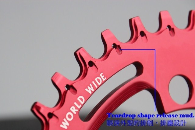 FOURIERS BCD104 Chainring N/W Teeth Mountain Bike MTB Bicycle Chainwheel DX003