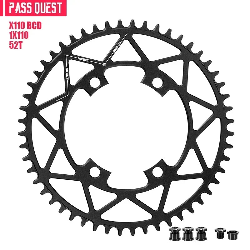 110BCD Road Bike Crankset Chainring Narrow Wide Chainwheel 36T-58T for SHIMANO