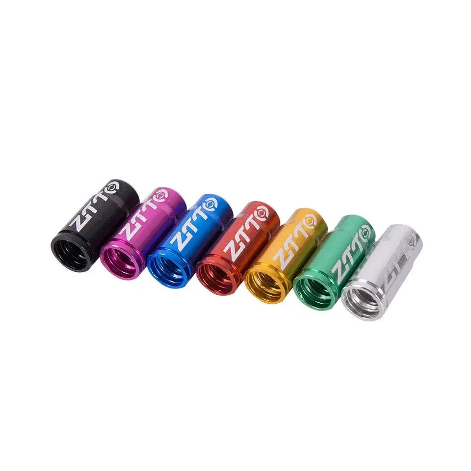 2x Bike Tube Aluminum Valve Caps MTB Road Bicycle Presta Tire Dust Cover ZTTO
