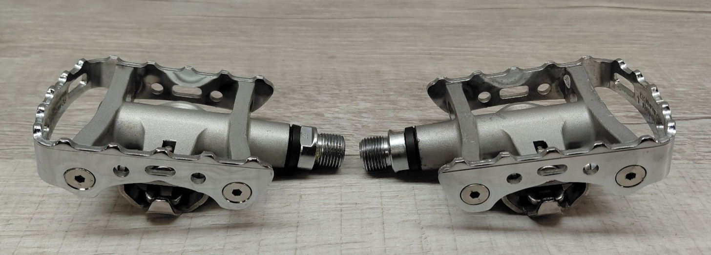 Vintage Shimano Deore PD-M324 SPD Flat Hybrid Bike Bicycle Pedal Road MTB Gravel
