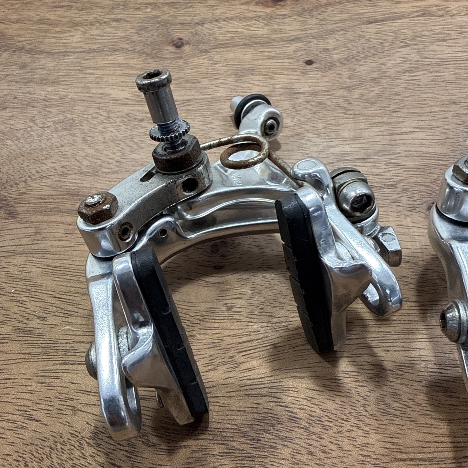 TEKTRO 521A Dual Pivot Road Bike Brake Caliper Set Silver