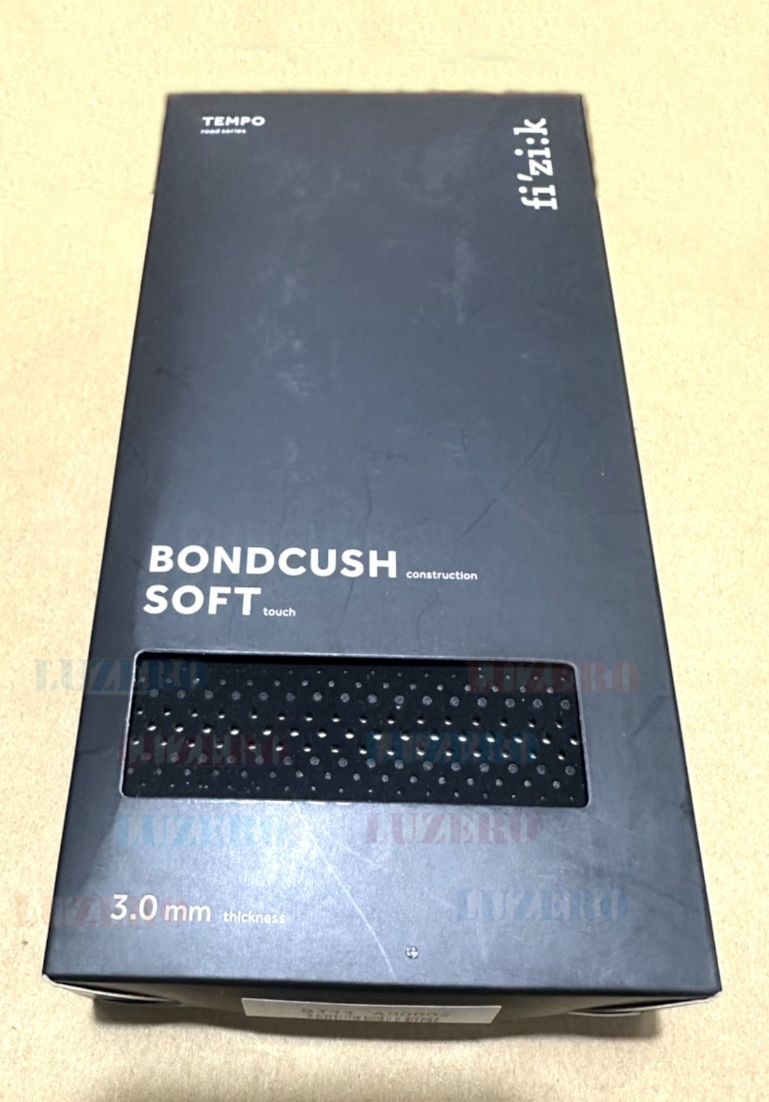 FIZIK TEMPO Road Series Bondcush Soft 3.0mm Handlebar Tape Black