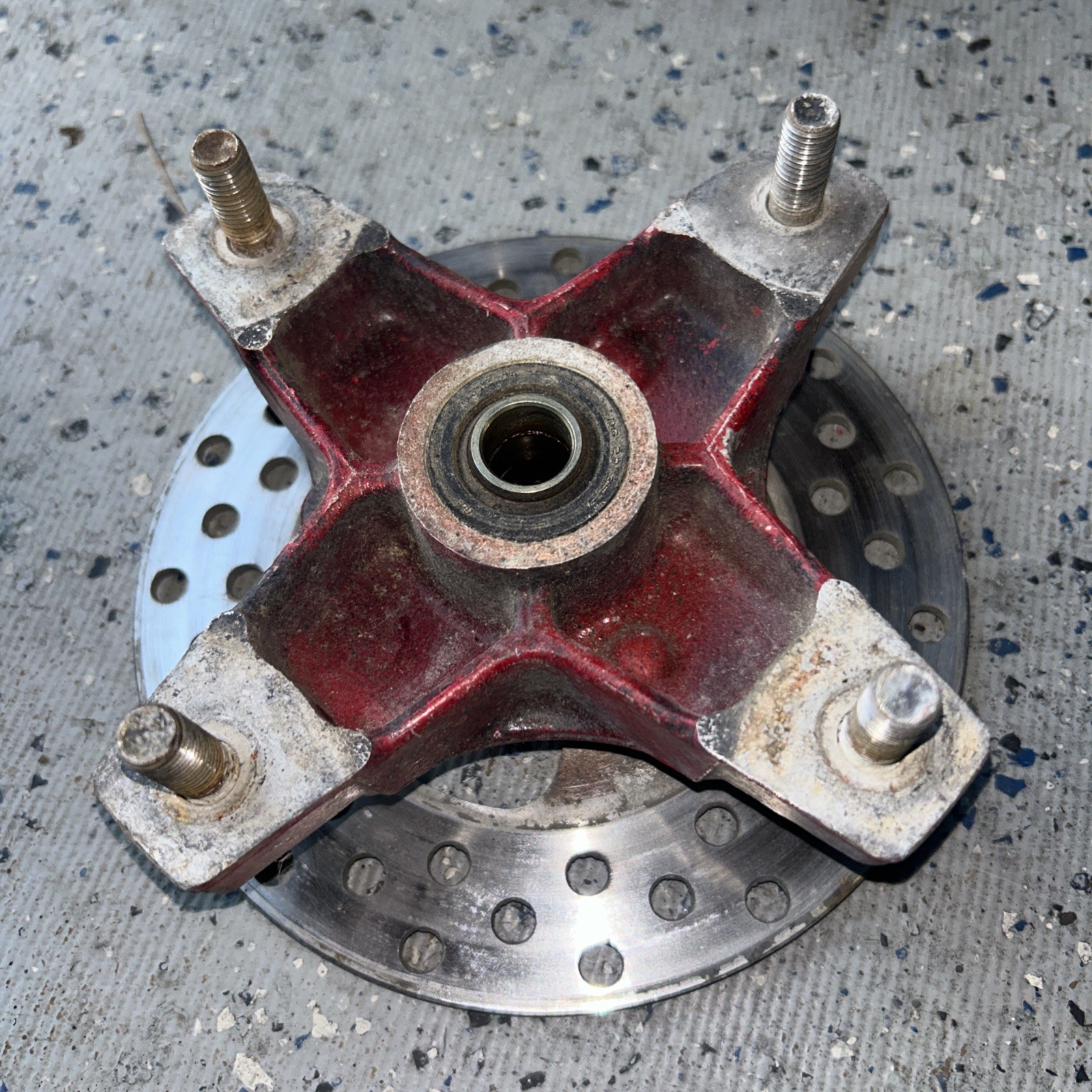Honda TRX400ex front hub and brake, Left or Right 99-04 3379
