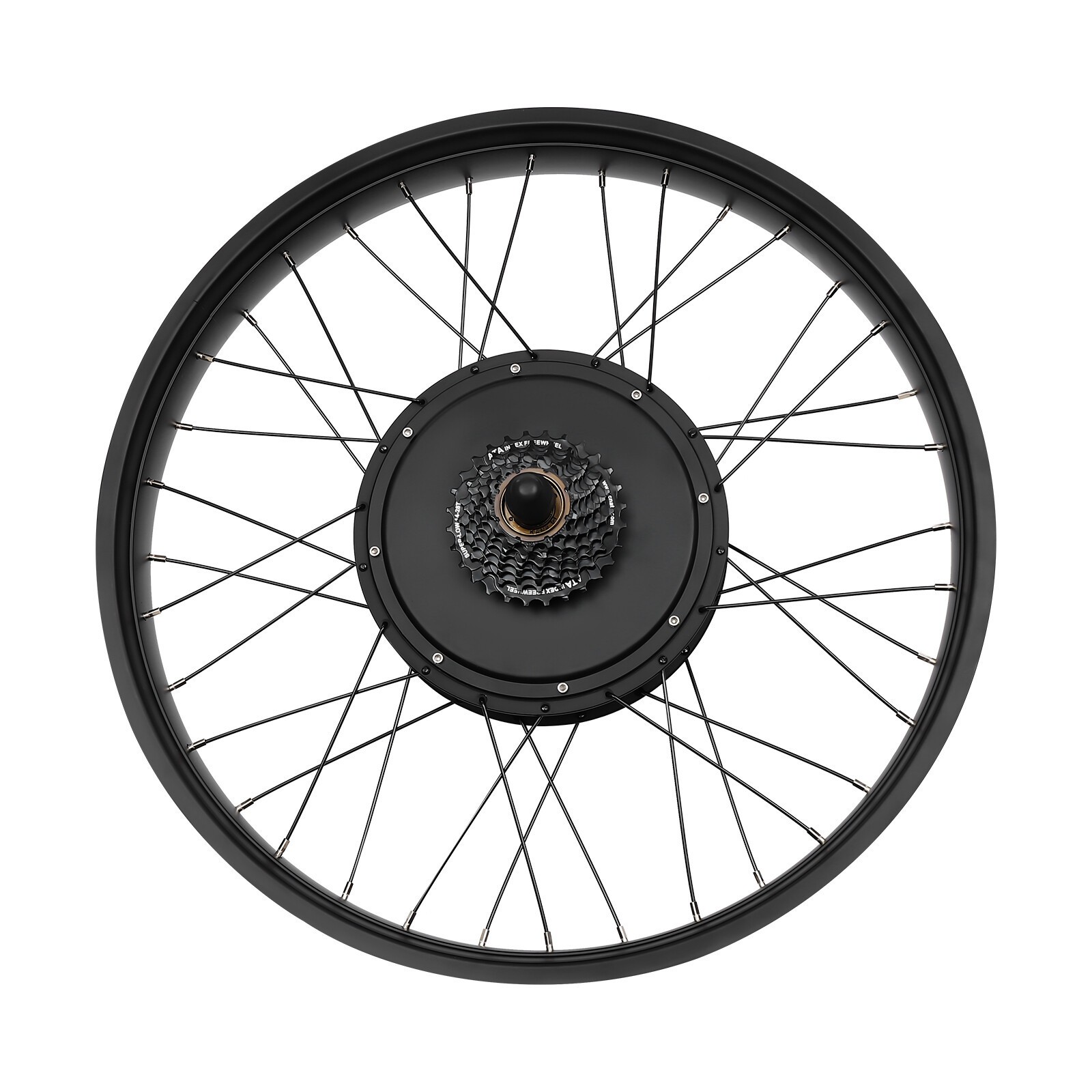 26″ Fat Tire Electric Bicycle Motor E-Bike Rear Wheel LCD Conversion Kit 48V 1KW