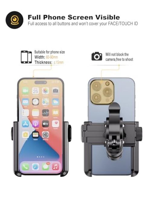 Bike Phone Mount Universal Motorcycle Handlebar Phone Holder 【1S Quick