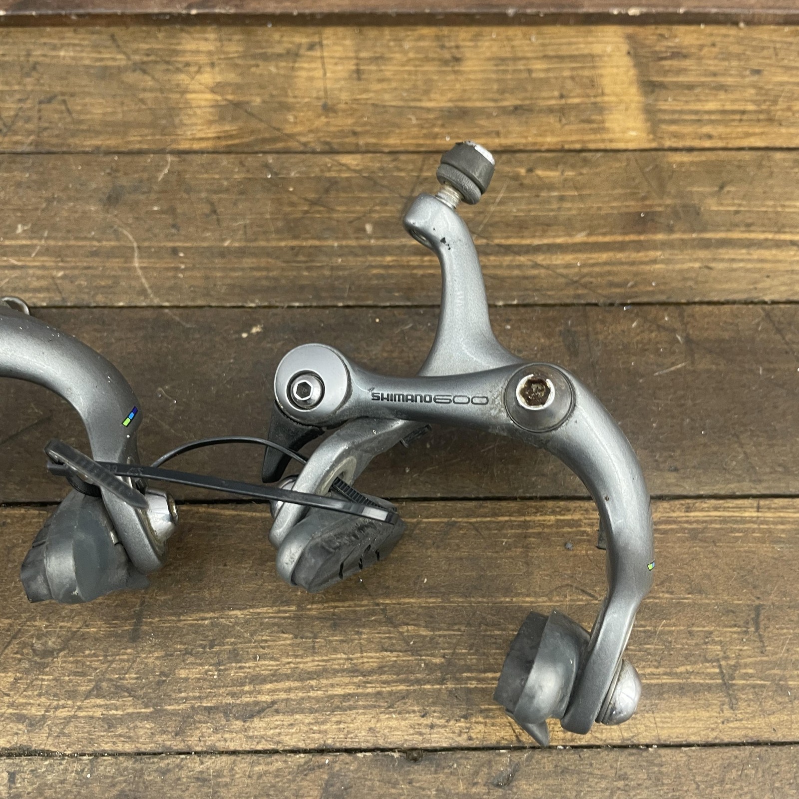Vintage Shimano 600 BR-6400 Brake Calipers Pair Road Bike Japan SLR 49 VIA 90s