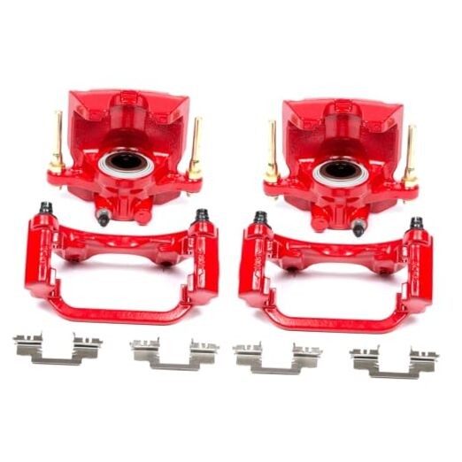 Rear Red Powder Coated Brake Caliper Pair for Cadillac Escalade 2007-20