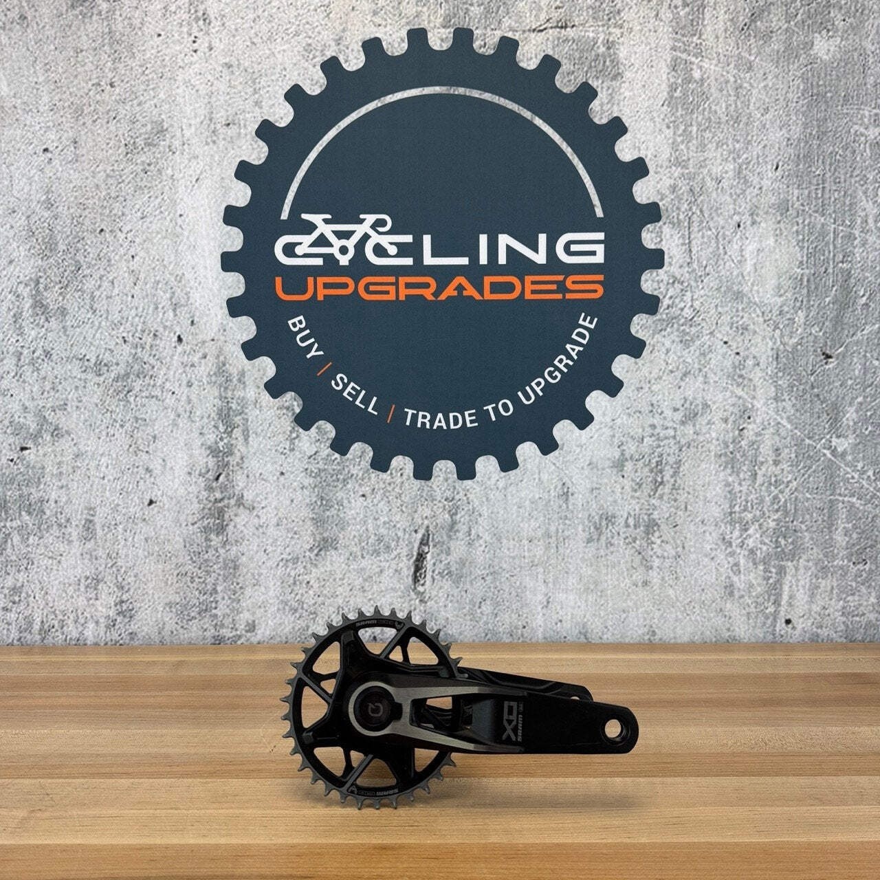 Low Mile SRAM Eagle X0 T-Type AXS 170mm 34T Power Meter Crankset with Chainrings