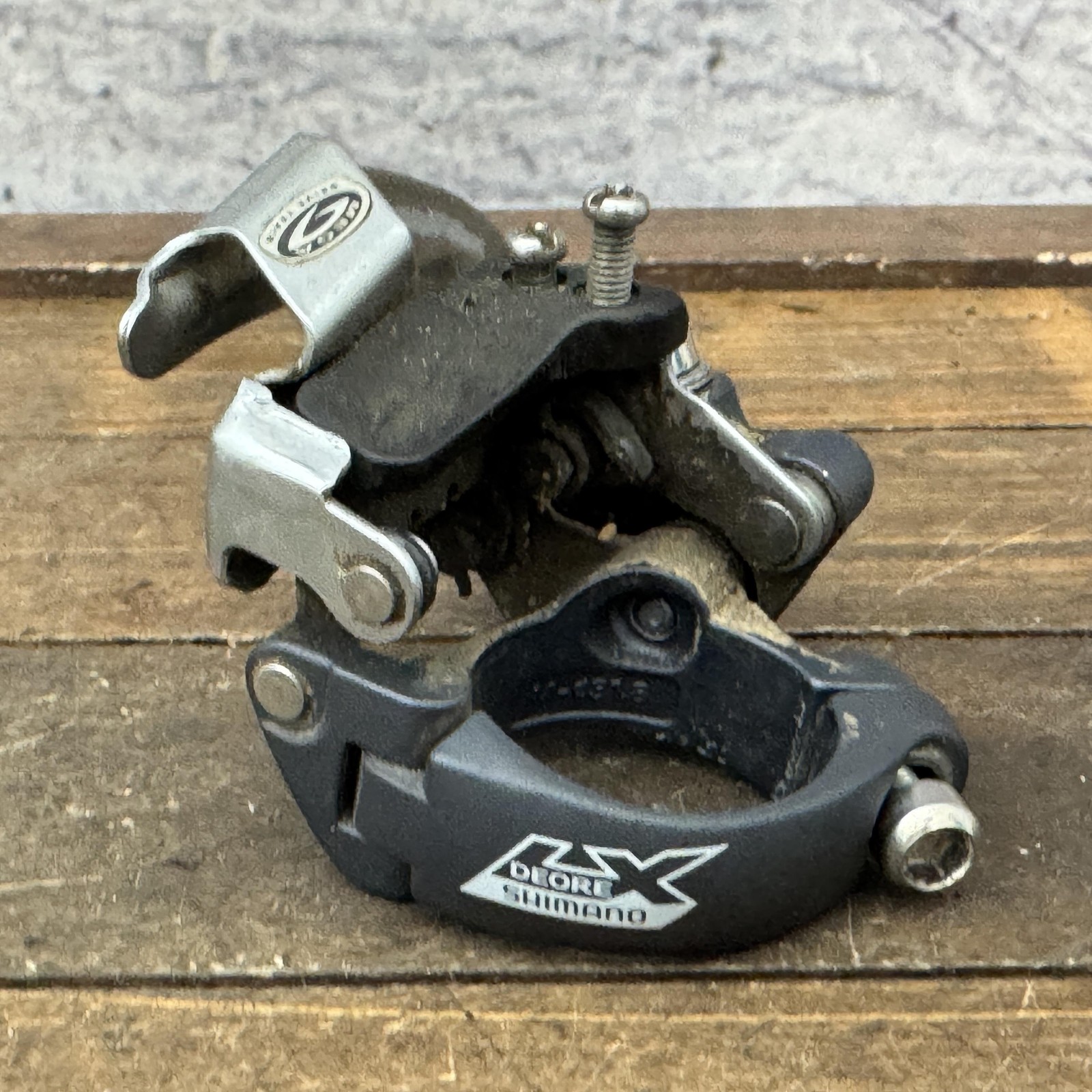 Shimano Deore LX Front Derailleur Clamp On 31.8 Triple Bottom Pull Japan 120g