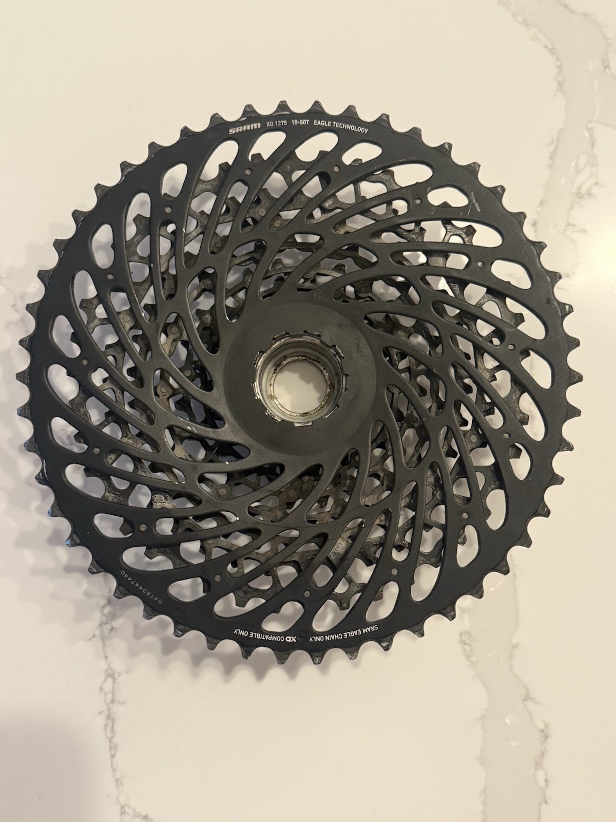 SRAM GX Eagle XG-1275 12-Speed Cassette 10-52t Black for XD Driver Body