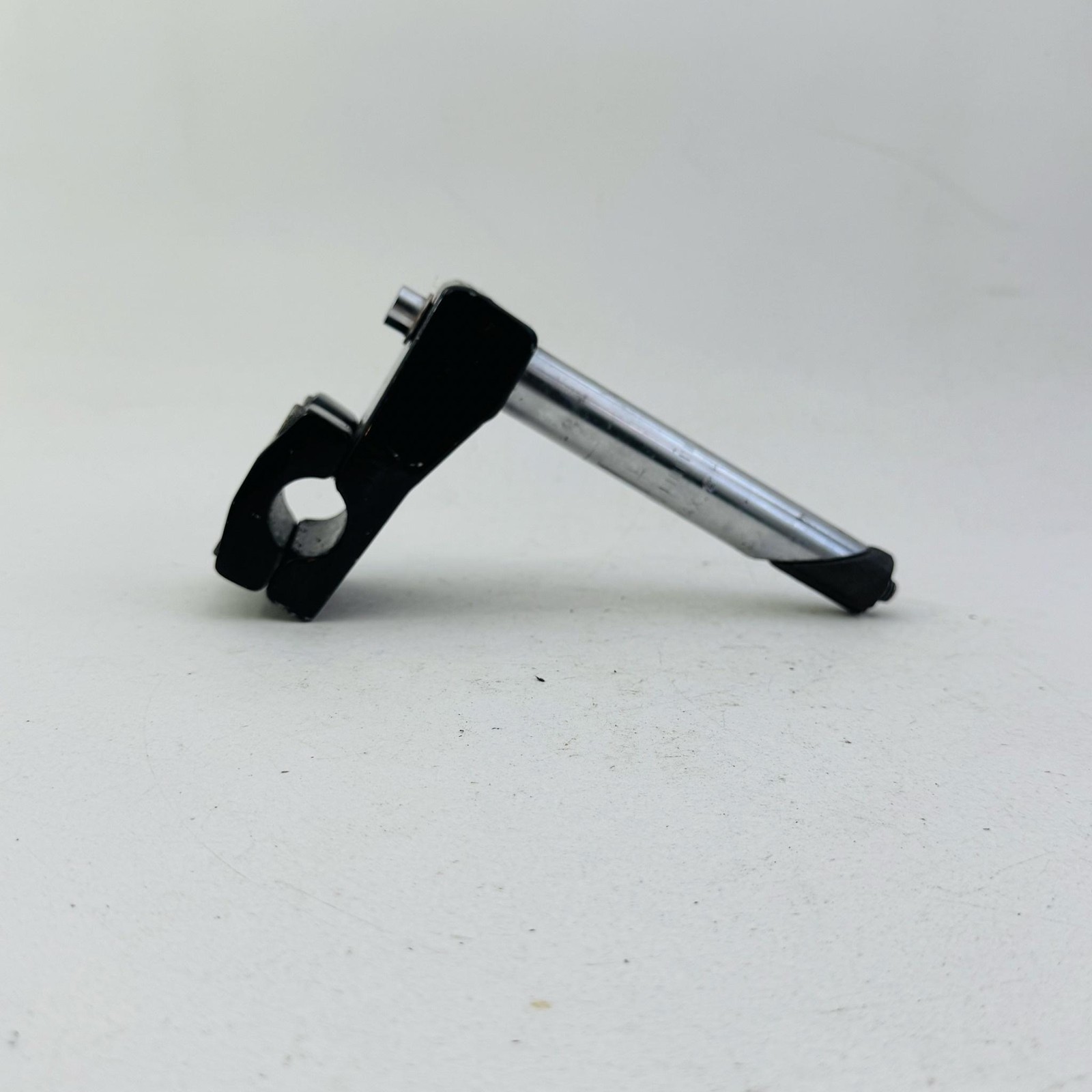 Vintage BMX Quill Handlebar Stem 21.1mm 4-Bolt Neck Black Steel Bike A05