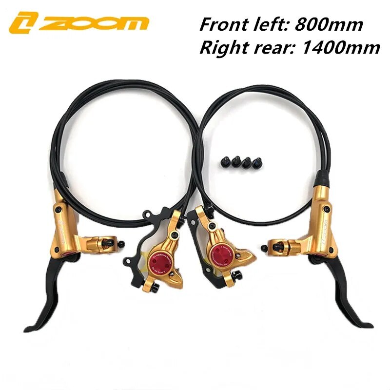800mm/1400mm MTB Bicycle Left Front Right Rear Oil Pressure Hydraulic Disc Brake