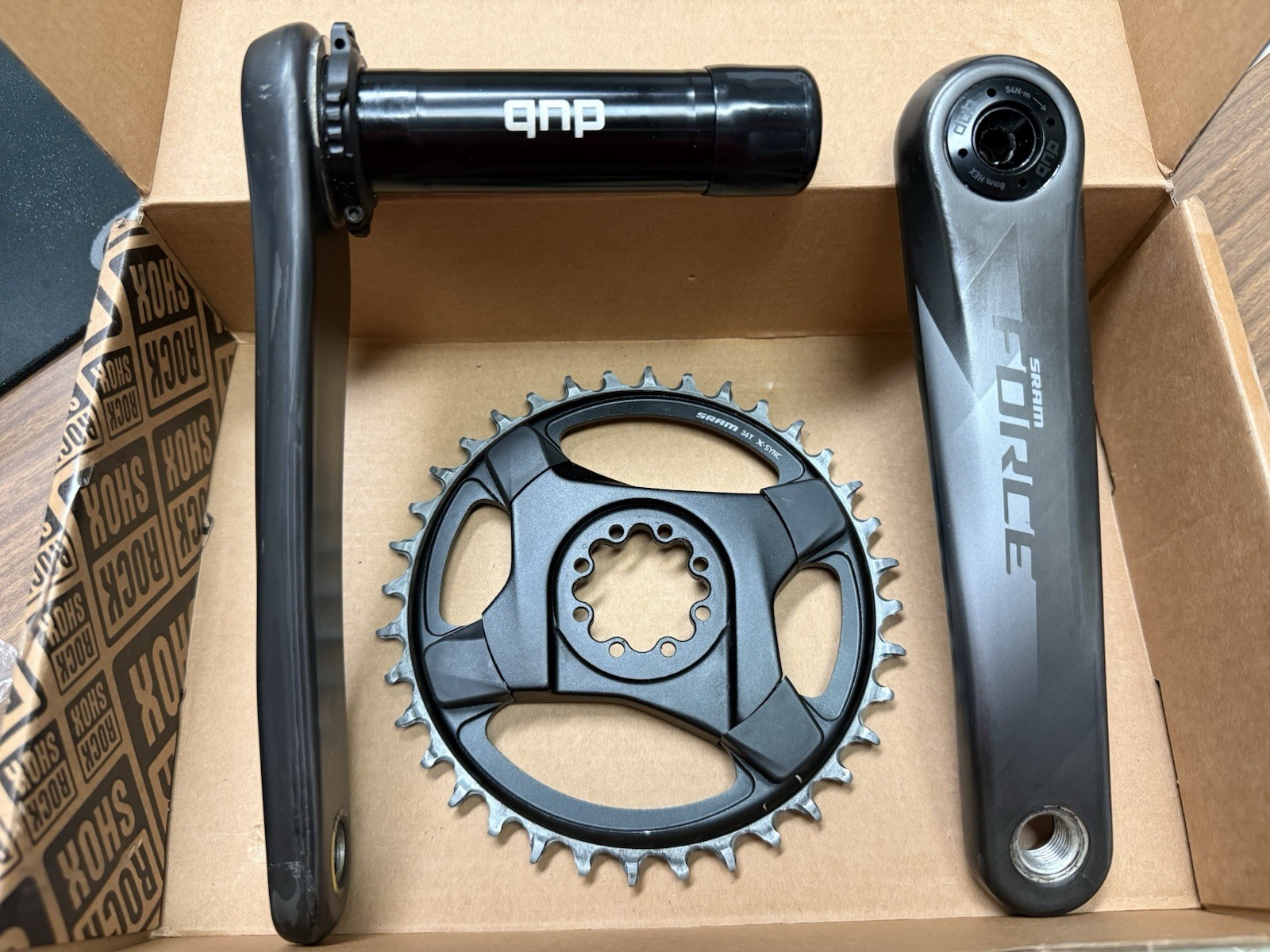 SRAM Force Dub Crank Arm 175mm 1X With 36T Chainring. 8 Bolt Not Included