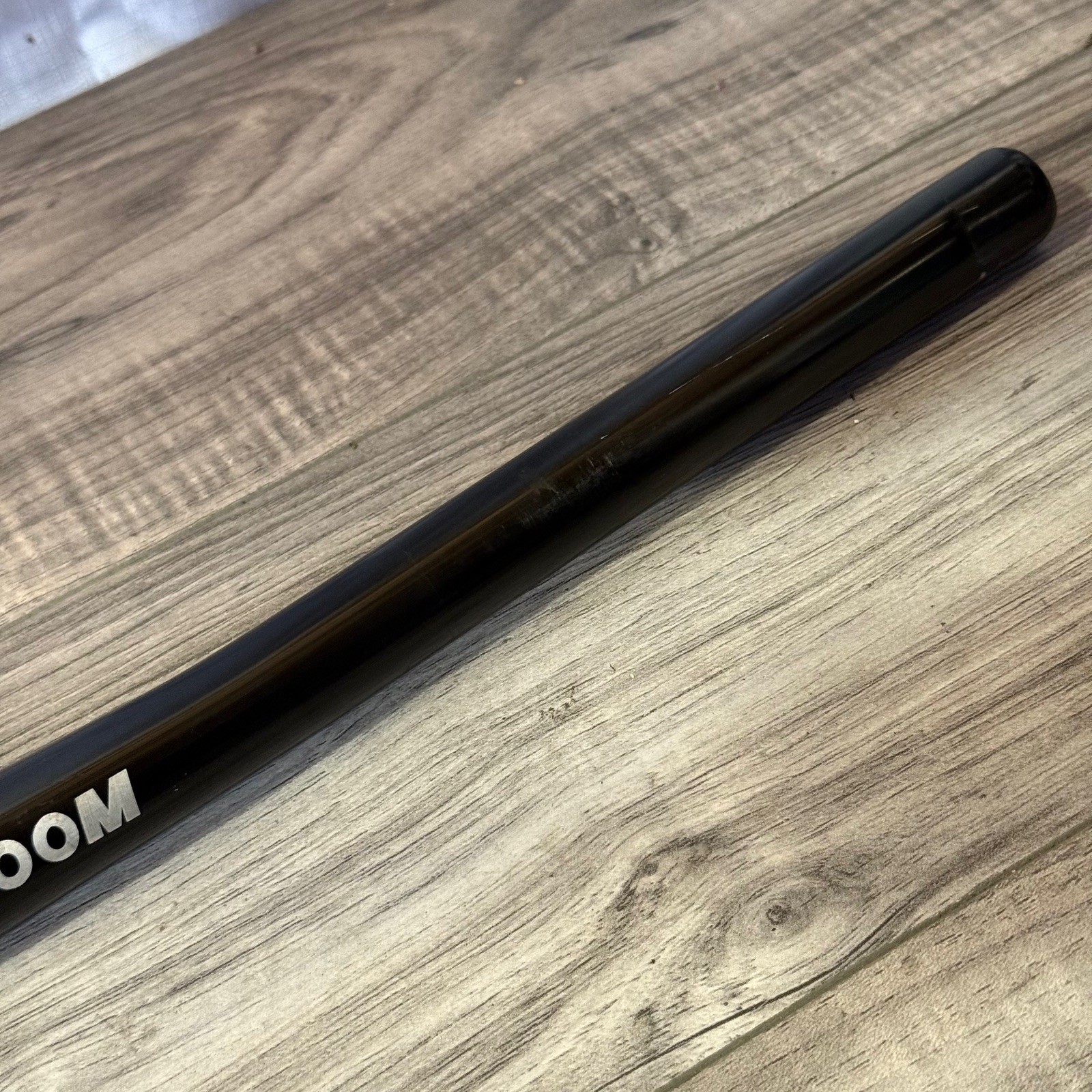 Vintage 90s ZOOM 170 Handlebar 25.4 Silver 560mm Black Aluminum