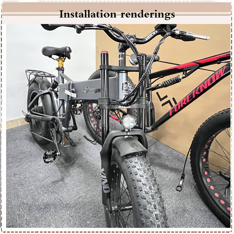 BUCKLOS YINO20 20” Suspension Air Fork 180mm Travel Snow E-MTB Bike 4.0 Fat Tire