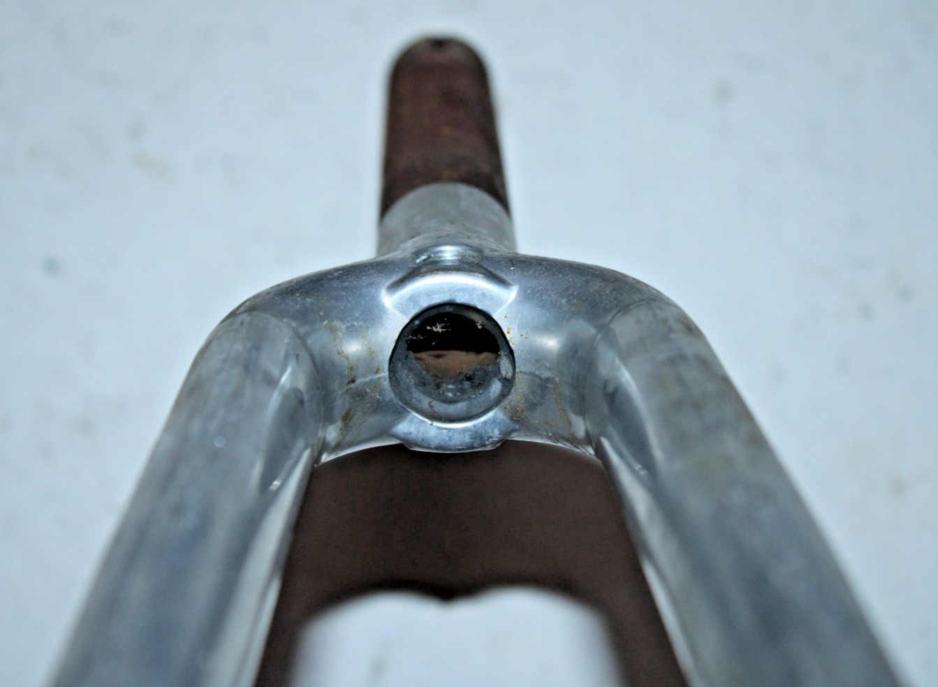 Vintage Road Hybrid Bike Fork 700c 1″ Threaded 177mm Silver Cafe Commuter Java ~