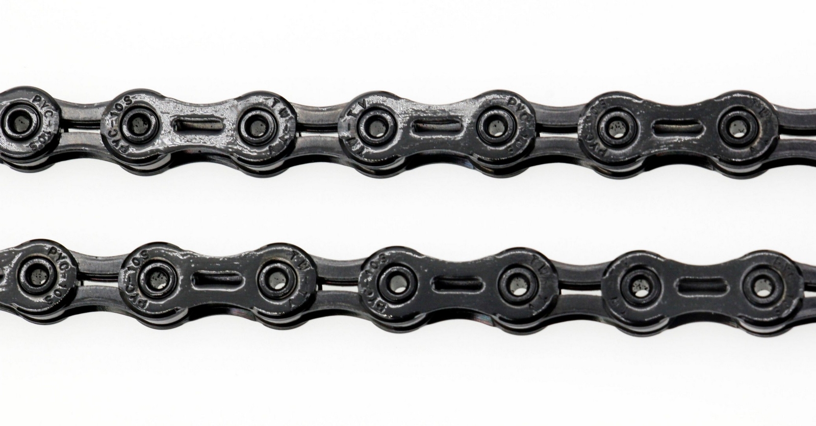 PYC Hollow-Pin 10 Speed Road MTB Bicycle Bike Chains 116L only 258g DLC Black