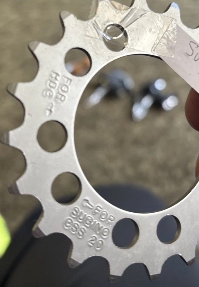 Sugino 20T – 58 BCD – 5 Hole Bike Chainring
