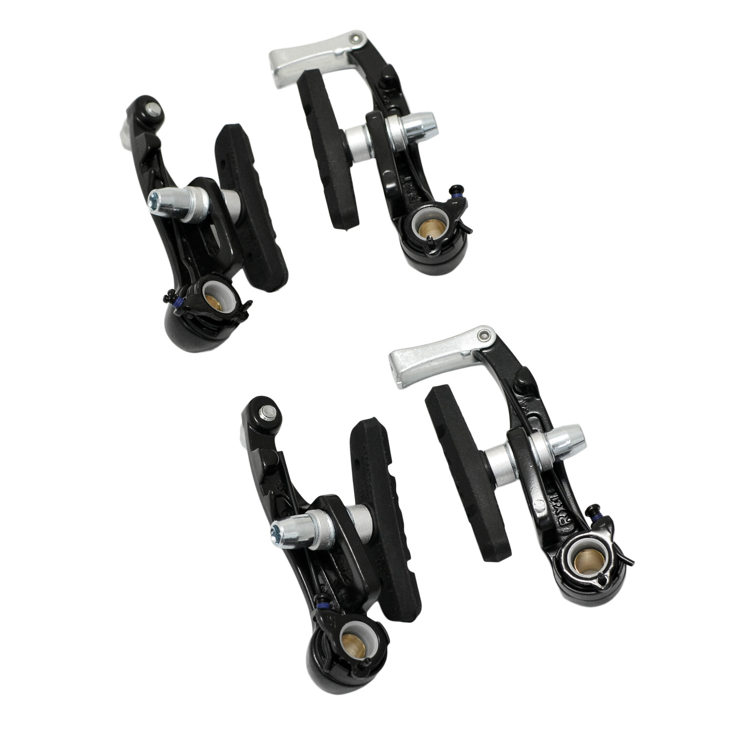 TEKTRO RX1 Mini-V Brake Cyclocross Brake Set (Front+Rear) , Black