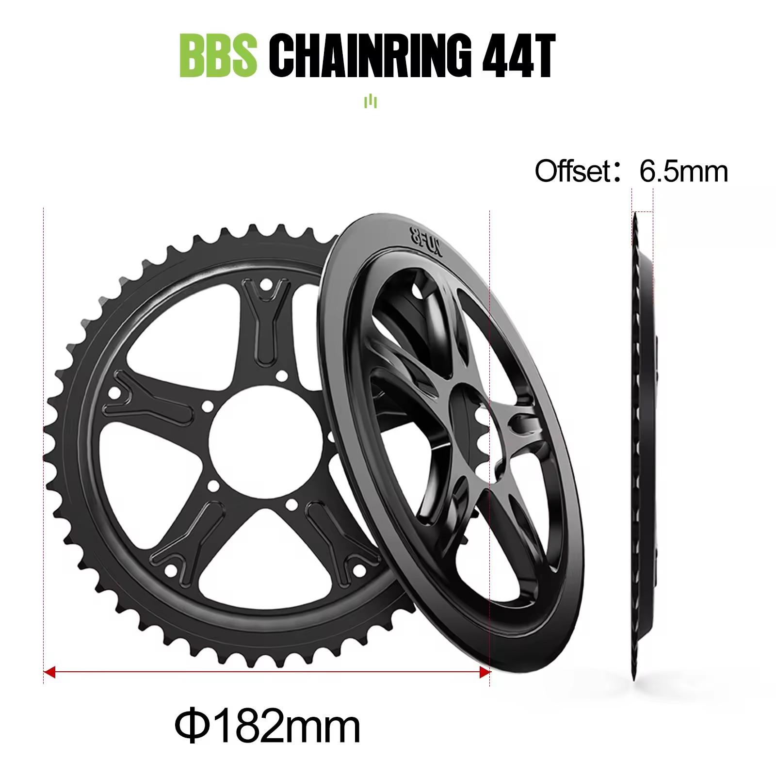 36V 500W Bafang Mid Drive Motor Kit 68-73mm BBS02B 8Fun E-BIike Conversion Kits