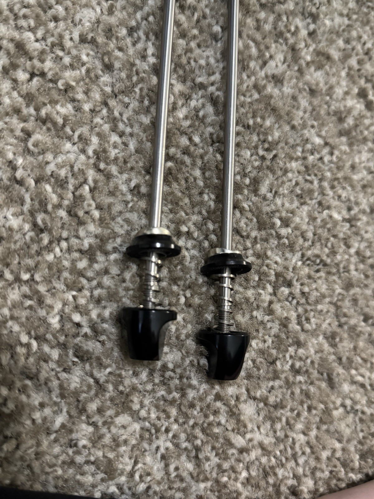 Zipp Quick Release Skewer Set Front 100mm Rear 130mm Black/Silver 2pc