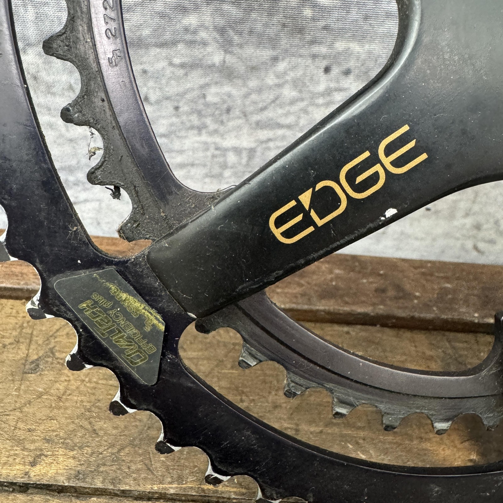 Vintage Cannondale Black Lightning Crank 170mm SR Crankset 52/42 OvalTech