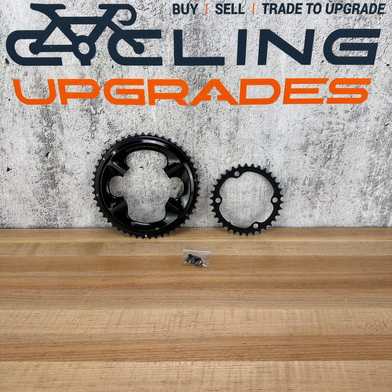 Low Mile! Shimano Ultegra R8100 50/34t 110BCD 4-Bolt 12-Speed Chainring Set