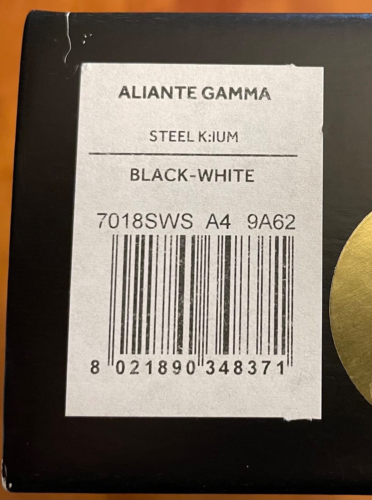 Fizik Aliante Gamma Saddle, Kium Rails, Black / White, Brand New In Original Box