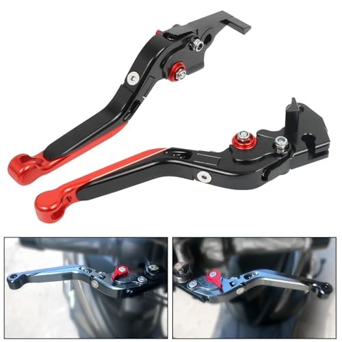 Brake Clutch Lever Set for YZF R7 2021-2026, Foldable Retractable Red