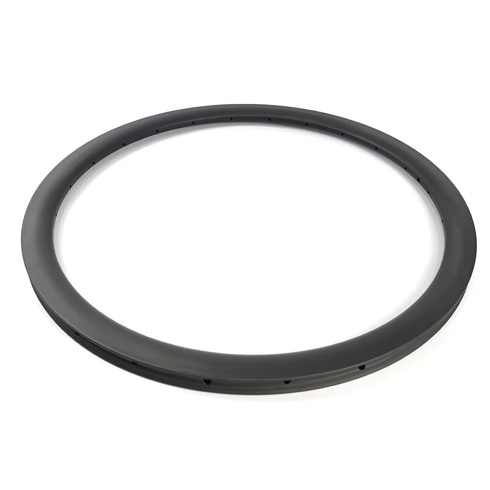 700C Road Bike Carbon Rim Tubular Bicycle Wheel Matte Glossy Finish 24 28 32 36H
