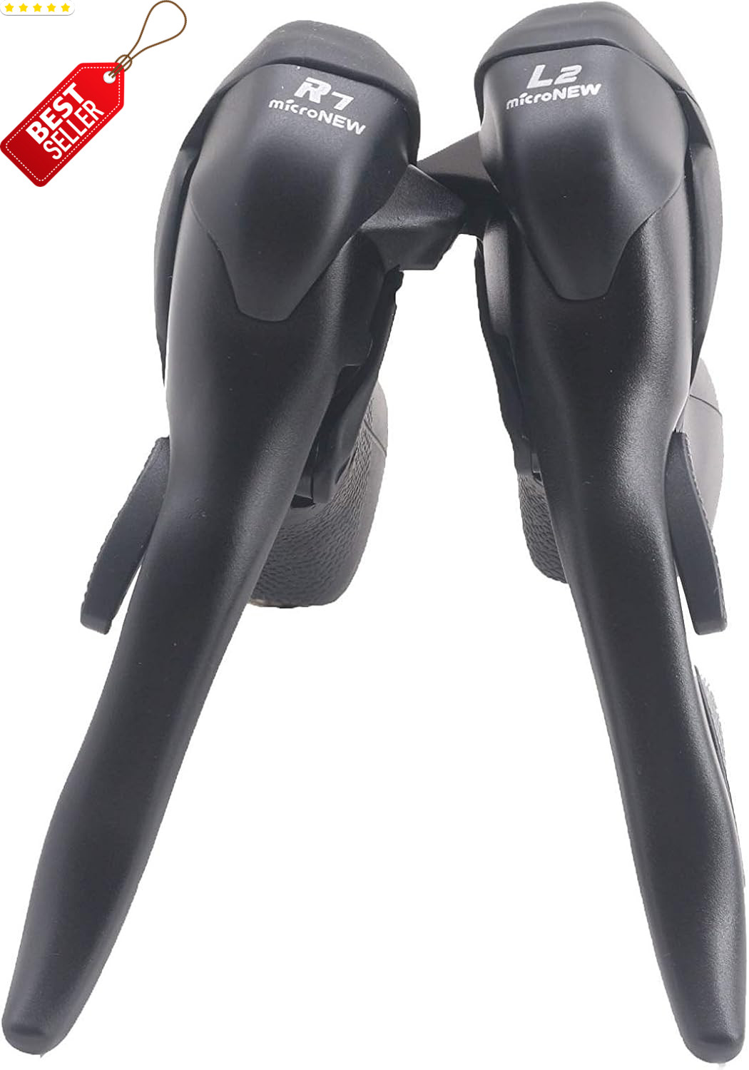 SB-R472 Road Bike Shifters Brake Levers 2×7 Speed Drop Bar Black Pair Shimano US