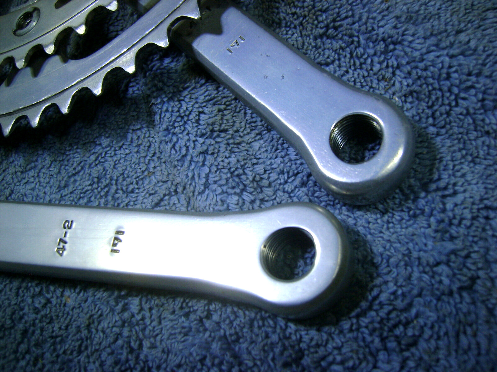 VGC, Sugino Mighty Competition, 3 piece crankset, 171mm, 54/44 chainrings