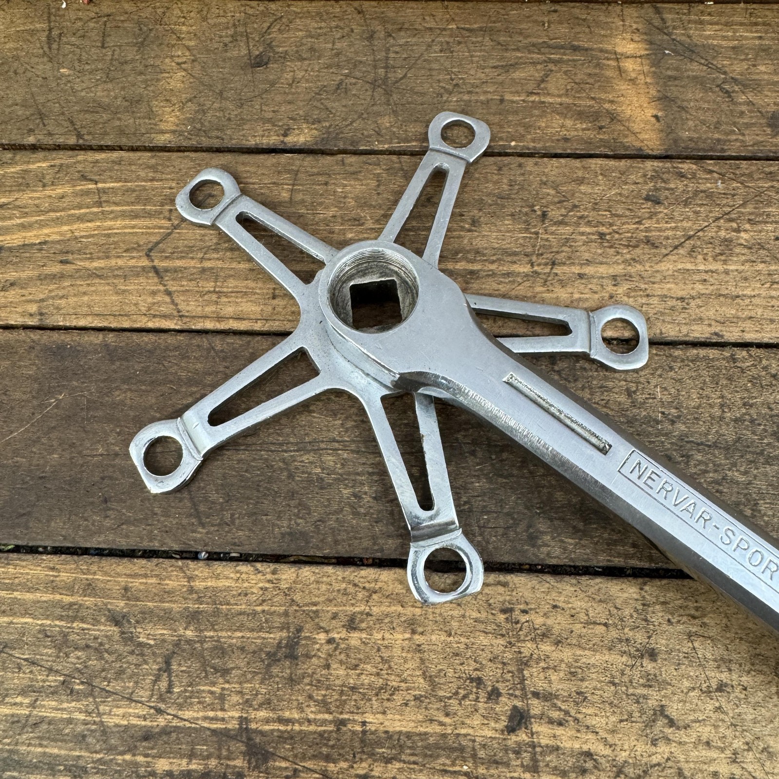 Vintage Nervar-Sport Crank Arm RIGHT Steel 170mm 130 BCD Square Taper France