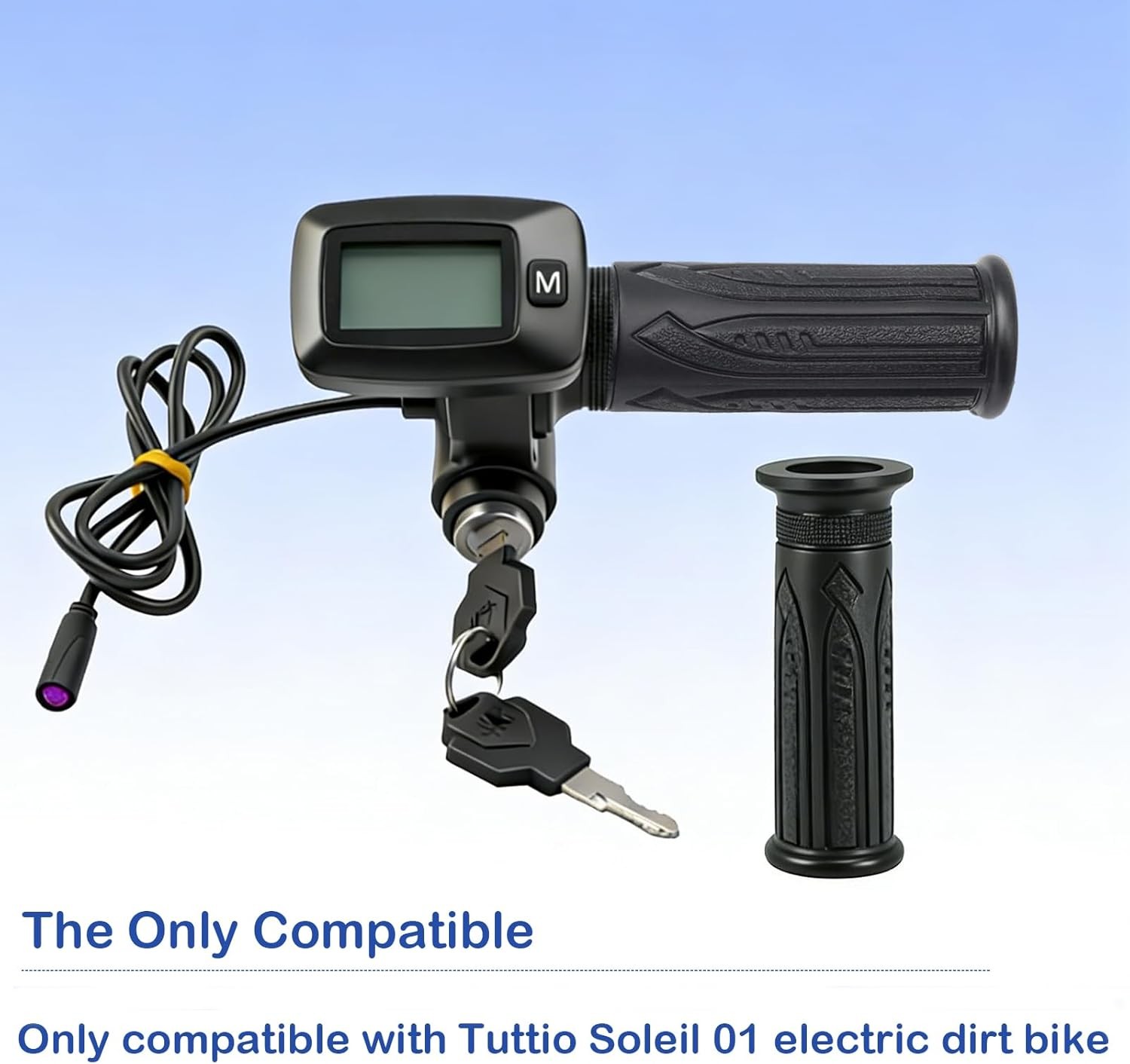 Throttle for Tuttio Soleil 01 Electric Dirt Bike, 48V LCD Display with M Key