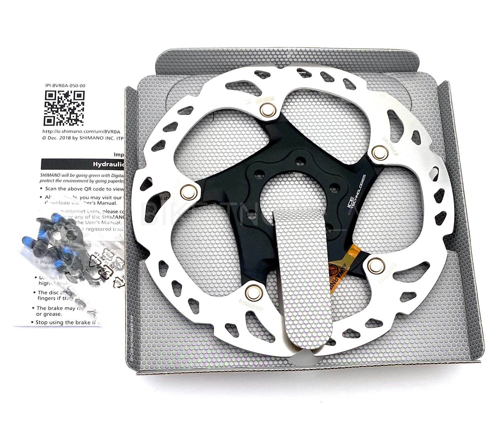 2x Shimano XT SM-RT86 RT86S 160mm 6-Bolt IceTech Disc Brake Rotor ISMRT86S2